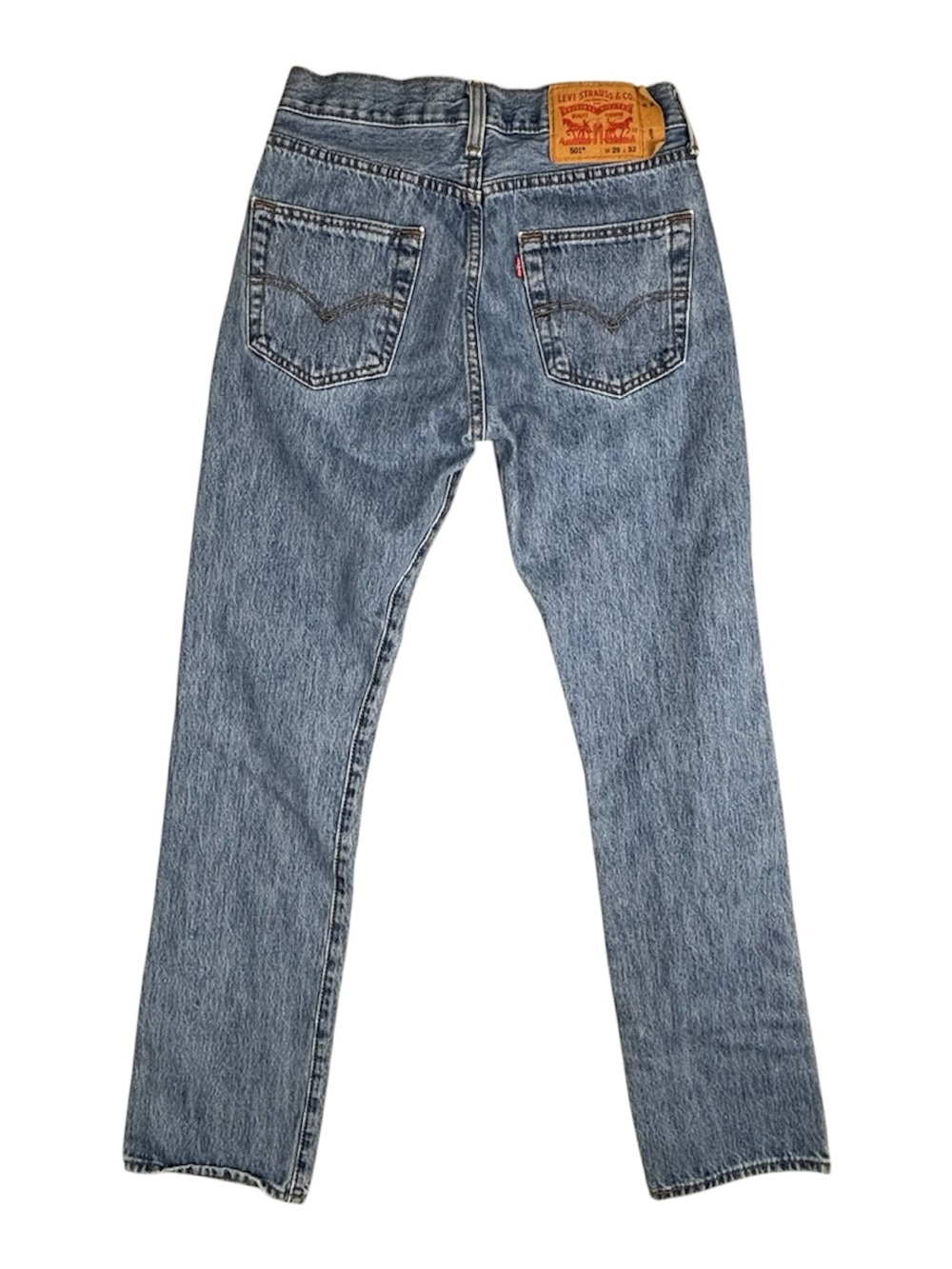 Levi's 501 XX Jeans Mens 29X32 Blue Denim Classic Straight Button Fly Cotton
